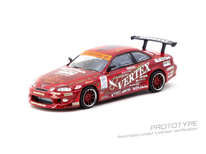 (Preorder) Tarmac Works 1:64 Vertex Ridge TE3005 Soarer Model Car + Trading Cards Combo Set T64G-080-TE3005