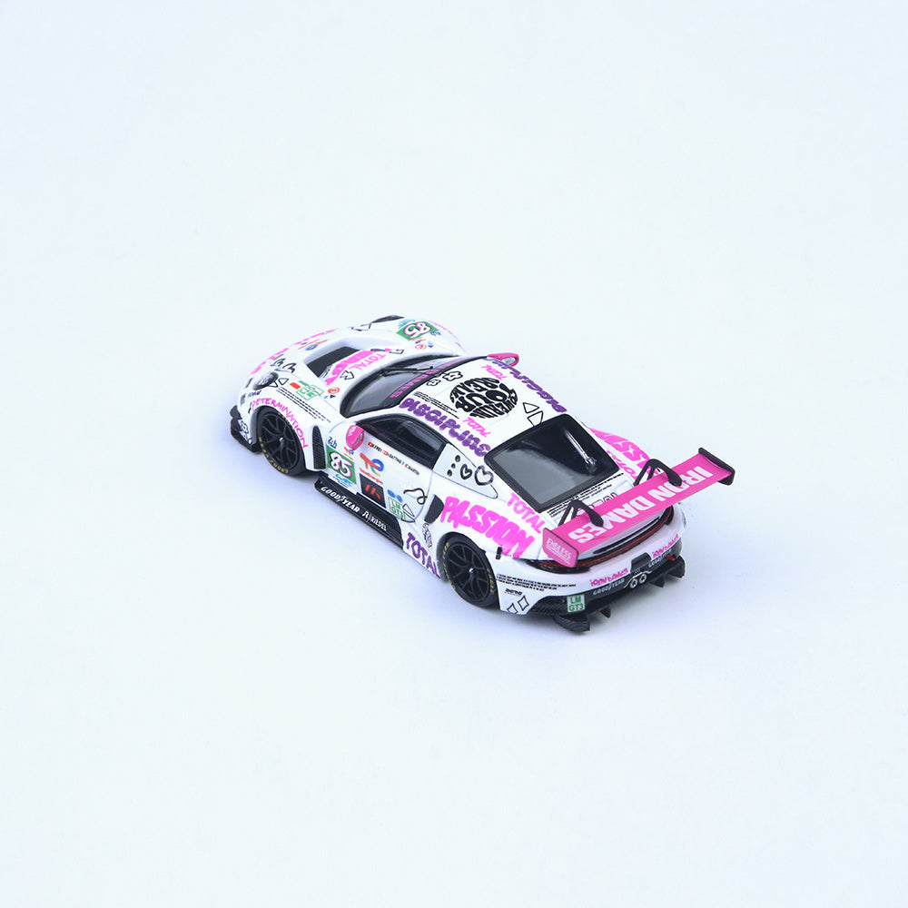 (Preorder) Star Race 1:64 Porsche 911 GT3 White & Pink #85 SR64041