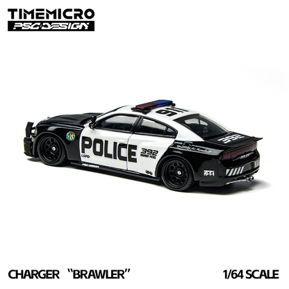 (Preorder) Time Micro x PSC DESIGN 1:64 Charger "Brawler" LSPD TM648201