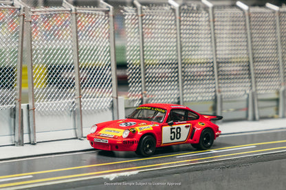(Preorder) Tarmac Works 1:64 Porsche 911 Carrera RSR 3.0 24h Le Mans 1975 #58 T64S-024-75LM58