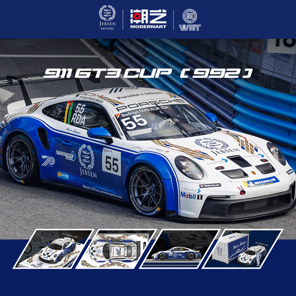 Preorder) ModernArt x WRT 1:64 Porsche 911 GT3 Carrera Cup No.55