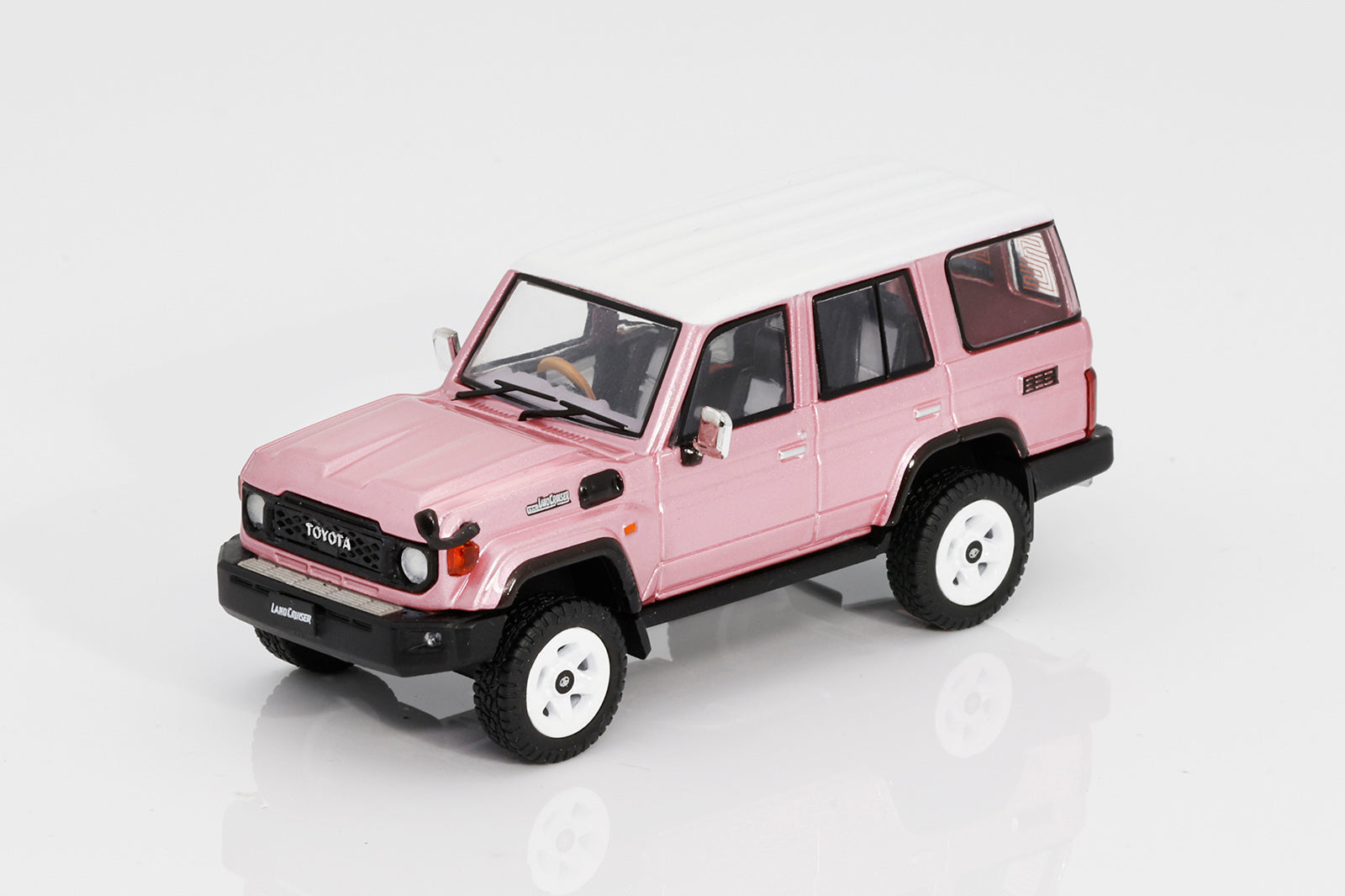 GCD Toyota LAND CRUISER (J76) 2023 PINK (RHD) in white background