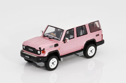 GCD Toyota LAND CRUISER (J76) 2023 PINK (RHD) in white background