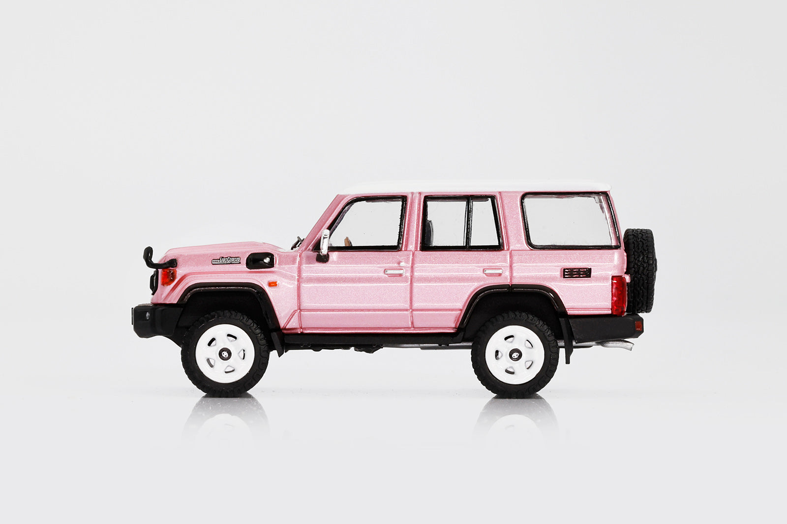 GCD Toyota LAND CRUISER (J76) 2023 PINK (RHD) side view in white background