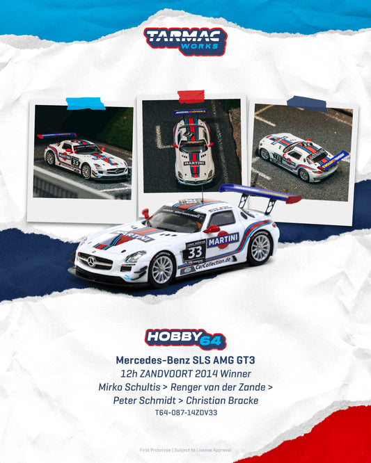Model car with 'Hobby64' branding on a white and blue background