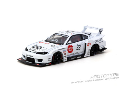 Model car with Liberty Walk and Collet branding on a white background