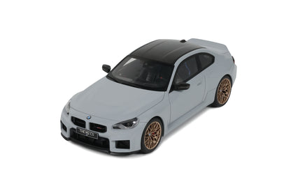 Model car of a BMW on a white background