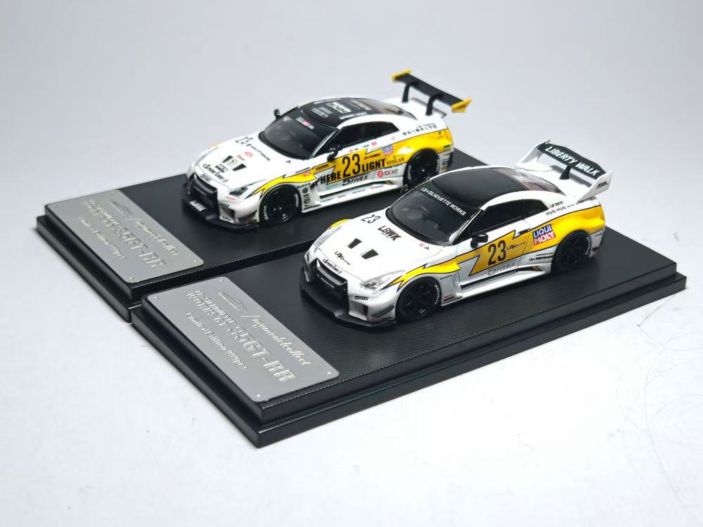 (Preorder) Model Collect 1:64 Nissan LB GTR GT White Flash Livery MC640005M/MC640005N [2 Versions]