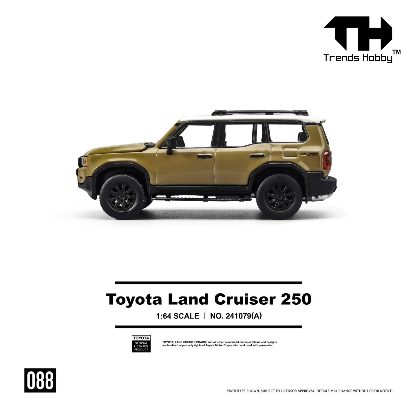 Trends Hobby 1:64 Toyota Cruiser 250 SAND 241079(A) – CarBro MC