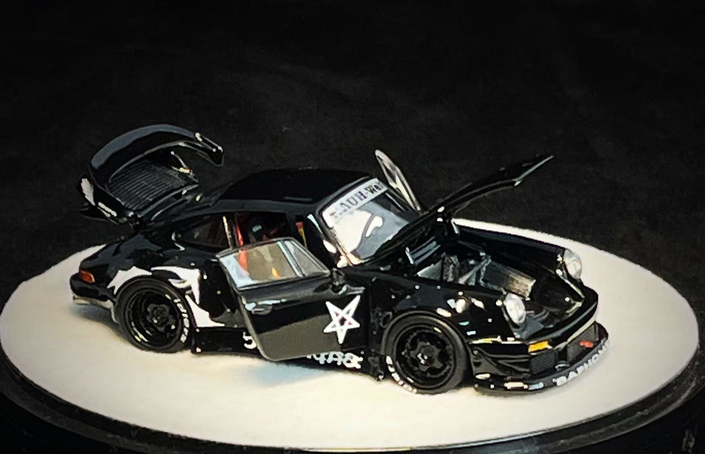 (Preorder) PGM 1:64 Porsche RWB 930 Baphomet Demon [2 Versions]
