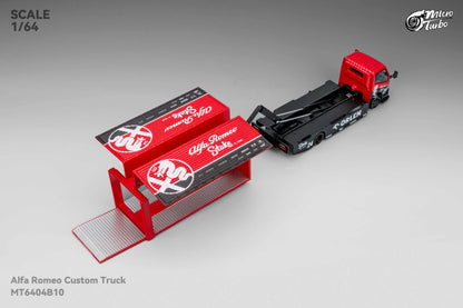 MicroTurbo 1:64 Gull Wing Gate Custom Truck Alfa Romeo MT6404B10