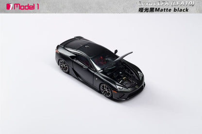 (Preorder) Model 1 1:64 Lexus LFA Matt Black/Tiffany Blue [2 Colors]