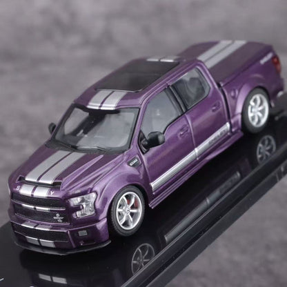 (Coming Soon) Funny Model 1:64 Ford Shelby F150 Super Snake Purple