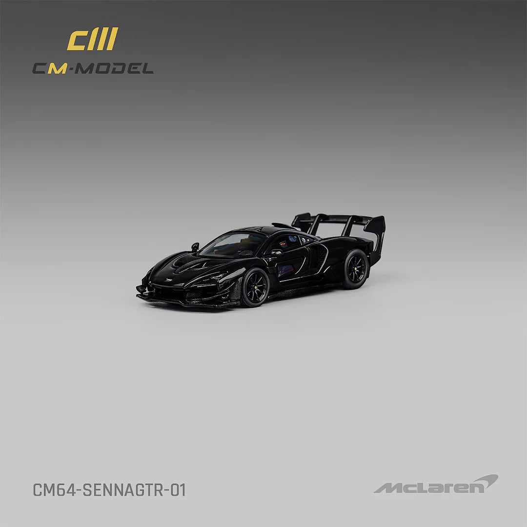 CM Model 1:64 McLaren Senna GTR – Black – Limited Edition
