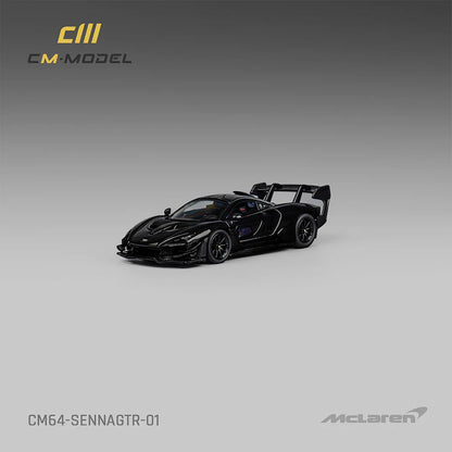 CM Model 1:64 McLaren Senna GTR – Black – Limited Edition
