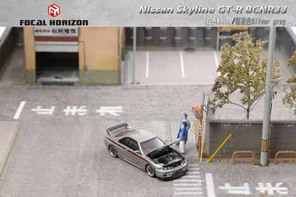 Focal Horizon 1:64 Nissan Skyline GT-R BCNR33 Mines Livery [2 Colors]