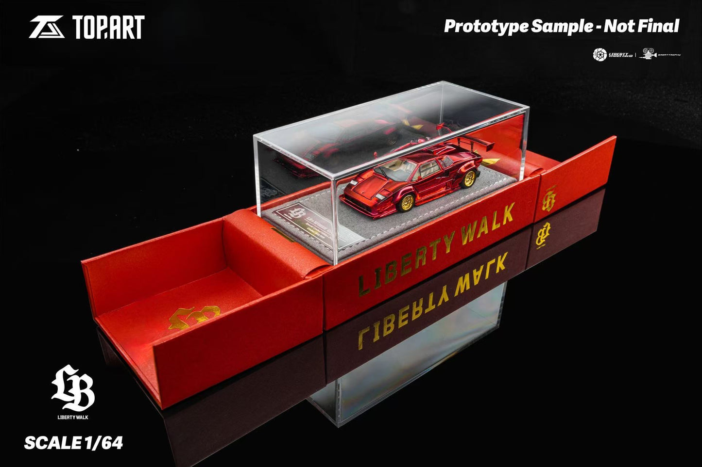 TopArt 1:64 LBWK Countach HEC Exclusive [Event Edition]