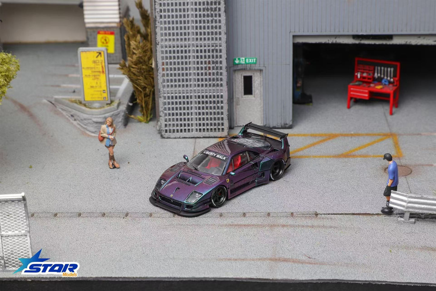 (Preorder) Star Models 1:64 Ferrari LB-Works F40 Wide Body Modified Version [2 Versions]