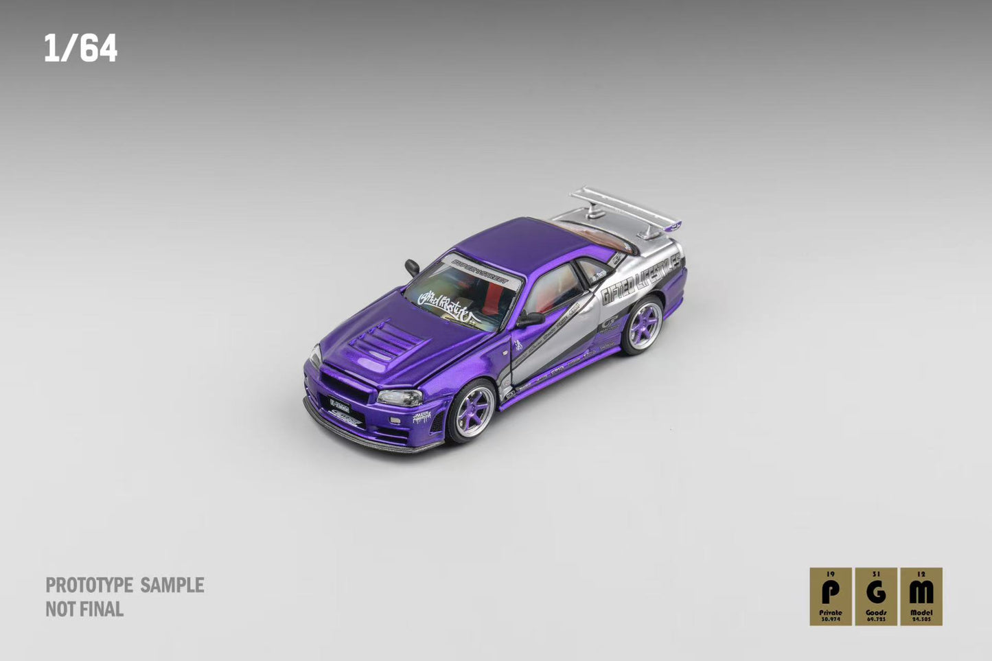 PGM 1:64 Nissan Skyline GT-R (R34) HEC 2025 [Event Edition]