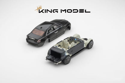 Two model cars on a white background with 'KING MODEL' branding.