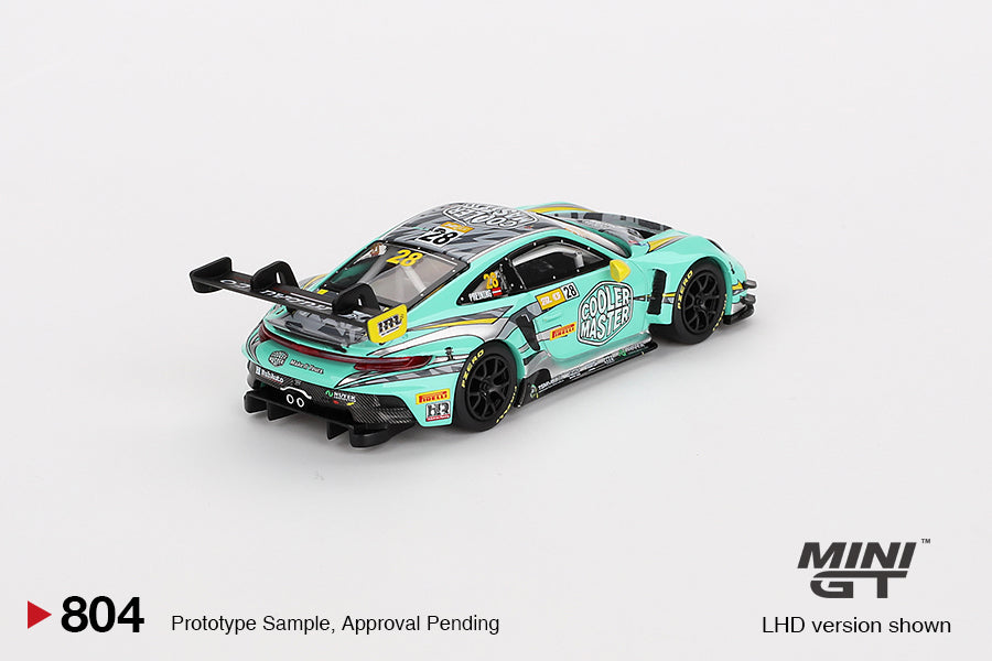 Mini GT 1:64 Porsche 911 GT3 R #28 HubAuto Racing2023 FIA GT World Cup 70th Macau Grand Prix