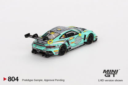 Mini GT 1:64 Porsche 911 GT3 R #28 HubAuto Racing2023 FIA GT World Cup 70th Macau Grand Prix