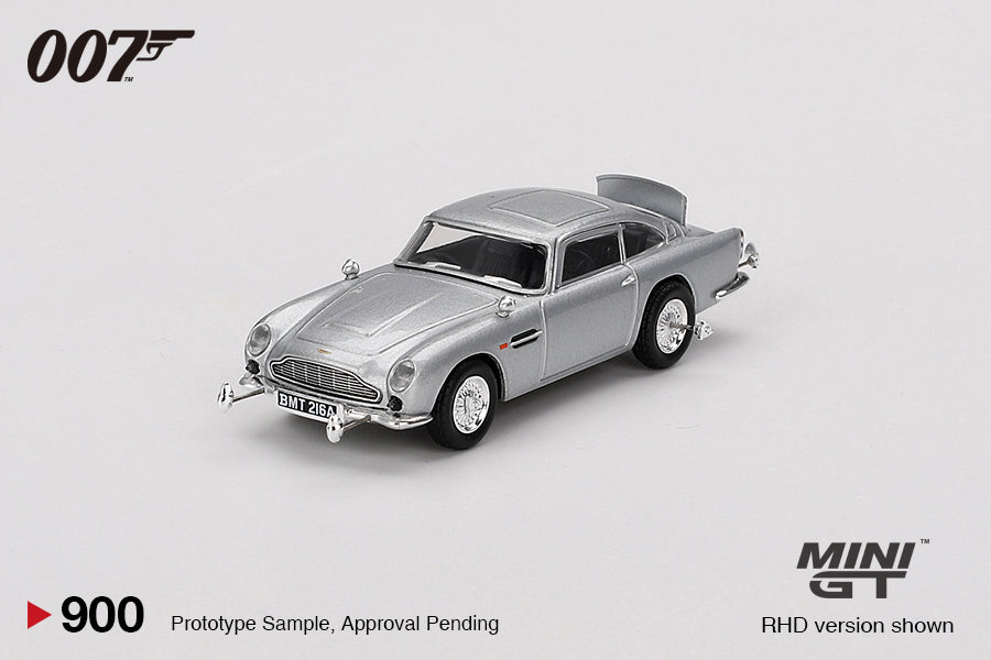 Mini GT 1:64 Aston Martin DB5 James Bond 007 Goldfinger – 3 Languages – Limited Edition