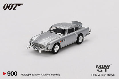 Mini GT 1:64 Aston Martin DB5 James Bond 007 Goldfinger – 3 Languages – Limited Edition