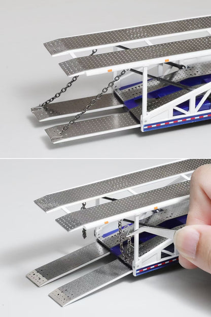 (Preorder) GCD 1:64 One Towing Ten Car Carrier Trailer KS-120-586/KS-120-587 [2 Colors]