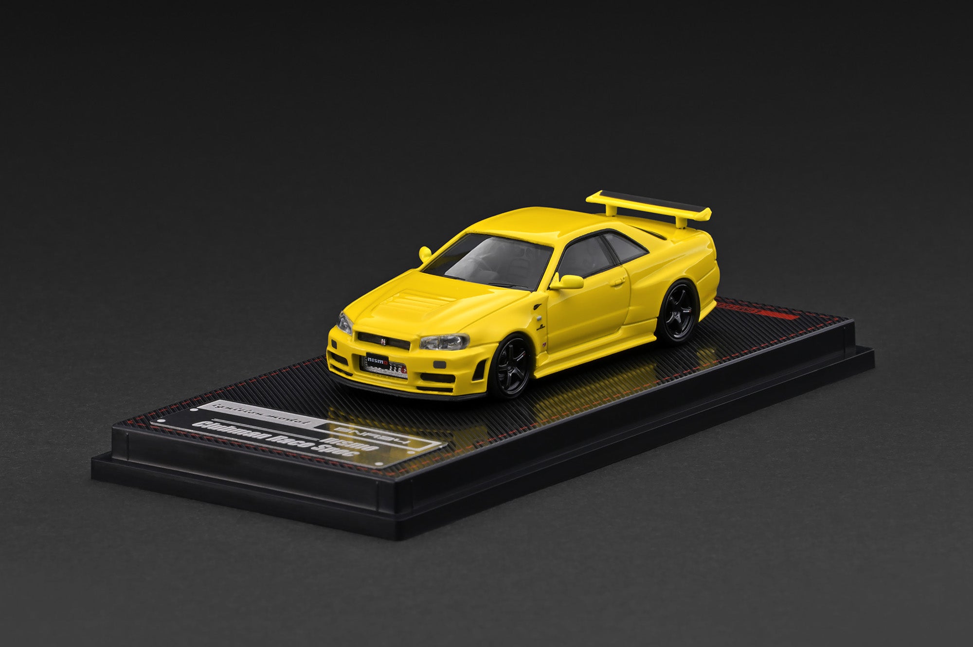 ignition model M.spec Nür SKYLINE 限定版 Ignition Model 1:64 Nissan Skyline GT-R (R33) 400R with Figure