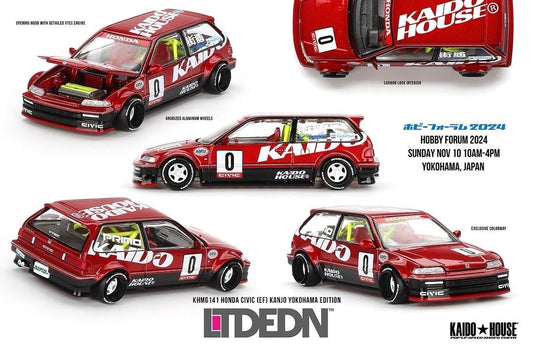 Kaido House LTDEDN 1:64 Honda Civic (EF) Kanjo Kaidohouse Exclusive KHMG141 [Event Edition]