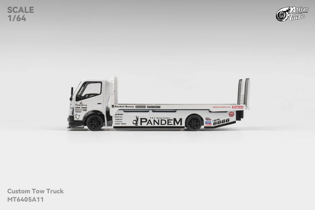 Microturbo 1:64 Custom Tow Truck Rocket Bunny - White MT6405A11