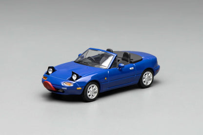 (Preorder) Motorhelix 1:64 Mazda MX-5 Miata (NA) LHD Laguna Blue M60202L