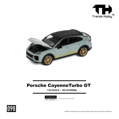 (Preorder) Trends Hobby 1:64 Porsche Cayenne Turbo GT - Gray 241090(B)