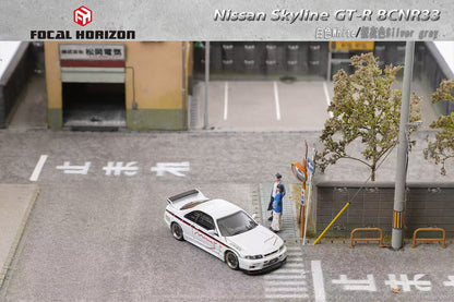 Focal Horizon 1:64 Nissan Skyline GT-R BCNR33 Mines Livery [2 Colors]