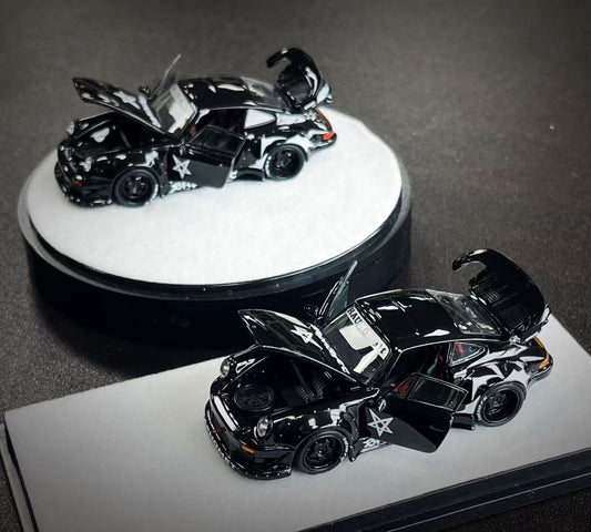 (Preorder) PGM 1:64 Porsche RWB 930 Baphomet Demon [2 Versions]