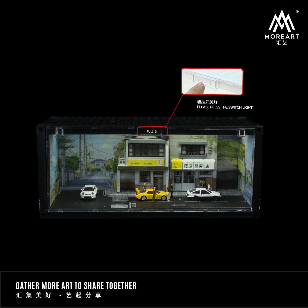 MoreArt 1:64 Initial D Container Scenario Version C Diorama
