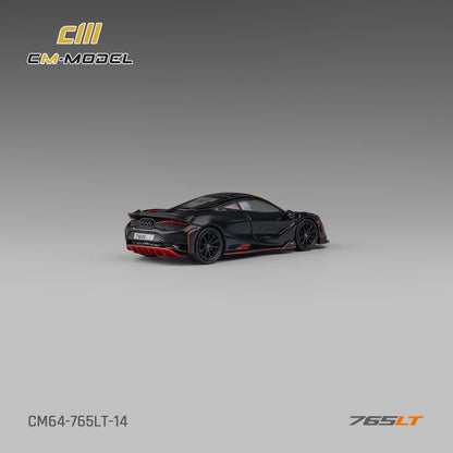 CM Model 1:64 McLaren 765LT Matte Black (Preorder)