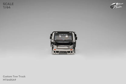 Microturbo 1:64 Custom Tow Truck - Black/Chrome