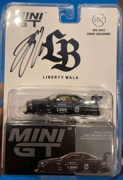 Mini GT 1:64 Nissan LB-ER34 Super Silhouette Skyline IMX 2024 [Event Edition]