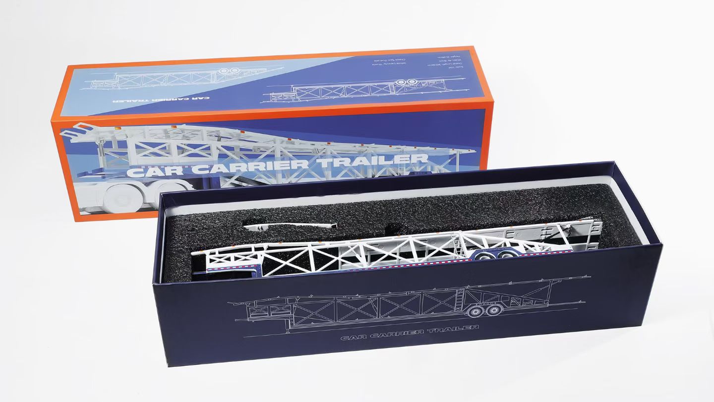 (Preorder) GCD 1:64 One Towing Ten Car Carrier Trailer KS-120-586/KS-120-587 [2 Colors]