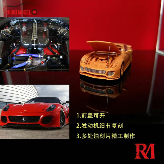 (Preorder) Rhino Model 1:64 Ferrari 599XX Red