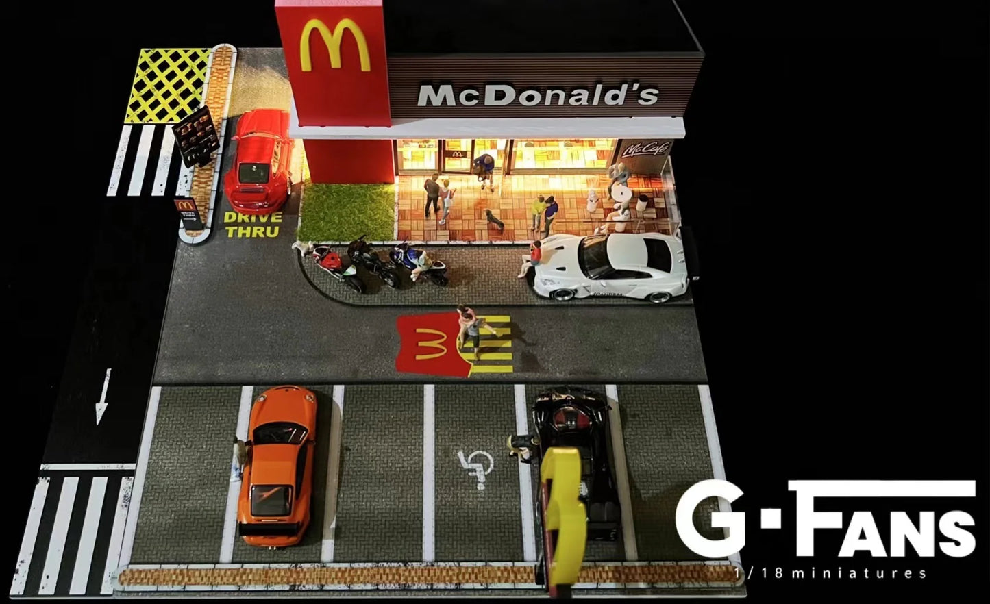 G-Fans 64 McDonald’s Diorama 710033