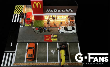 G-Fans 64 McDonald’s Diorama 710033