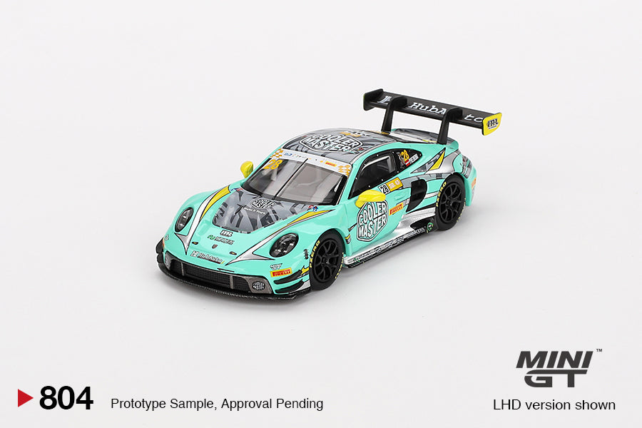 Mini GT 1:64 Porsche 911 GT3 R #28 HubAuto Racing2023 FIA GT World Cup 70th Macau Grand Prix
