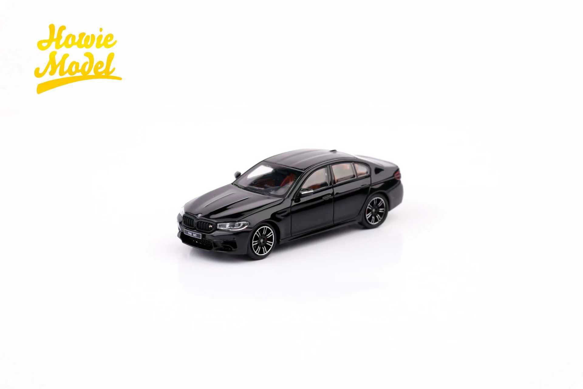 Black model car on a white background with 'Howie Model' branding.