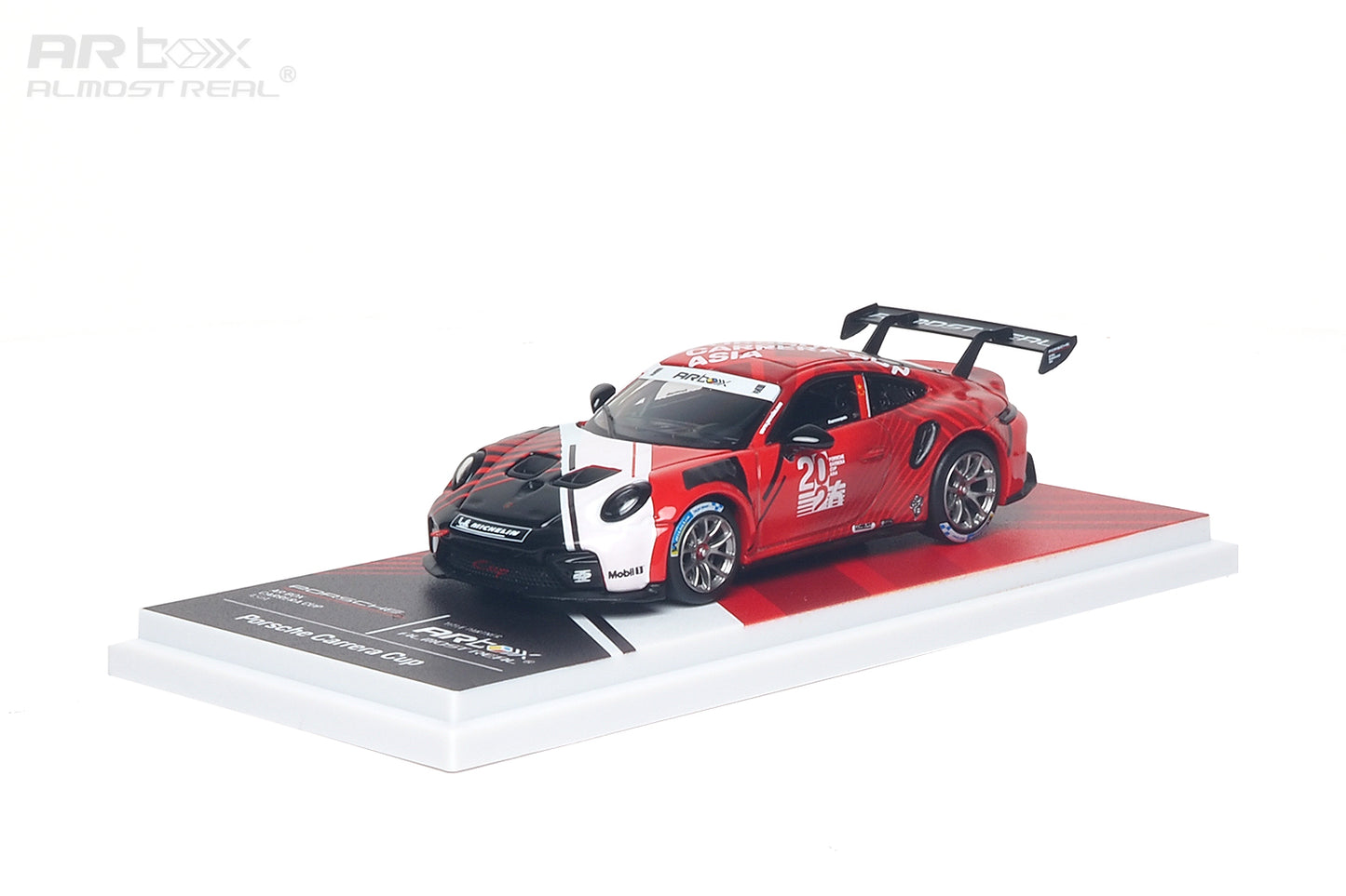 (Preorder) ALMOST REAL 1:64 Cup Porsche ARbox Carrera Cup Asia 2026 Hero Car 640010001