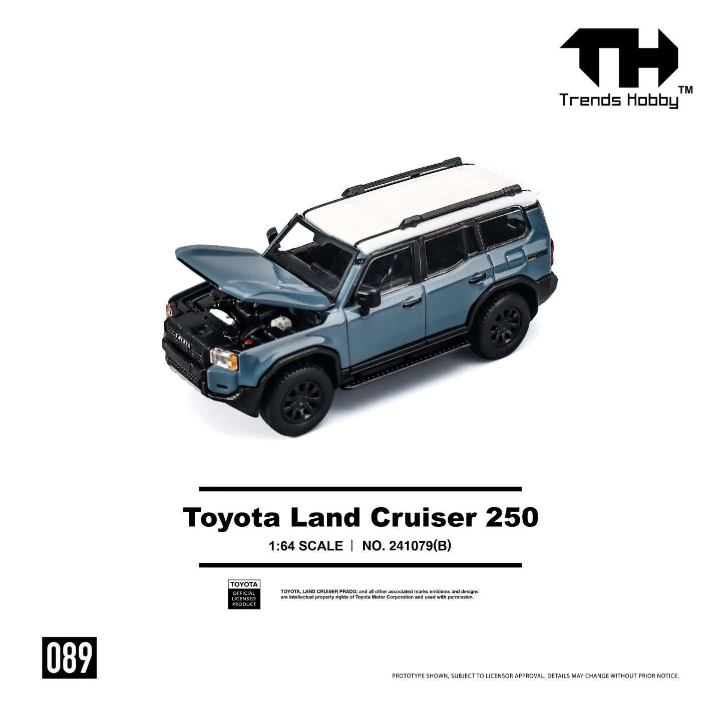 (Preorder) Trends Hobby 1:64 Toyota Cruiser 250 BLUE 241079(B)