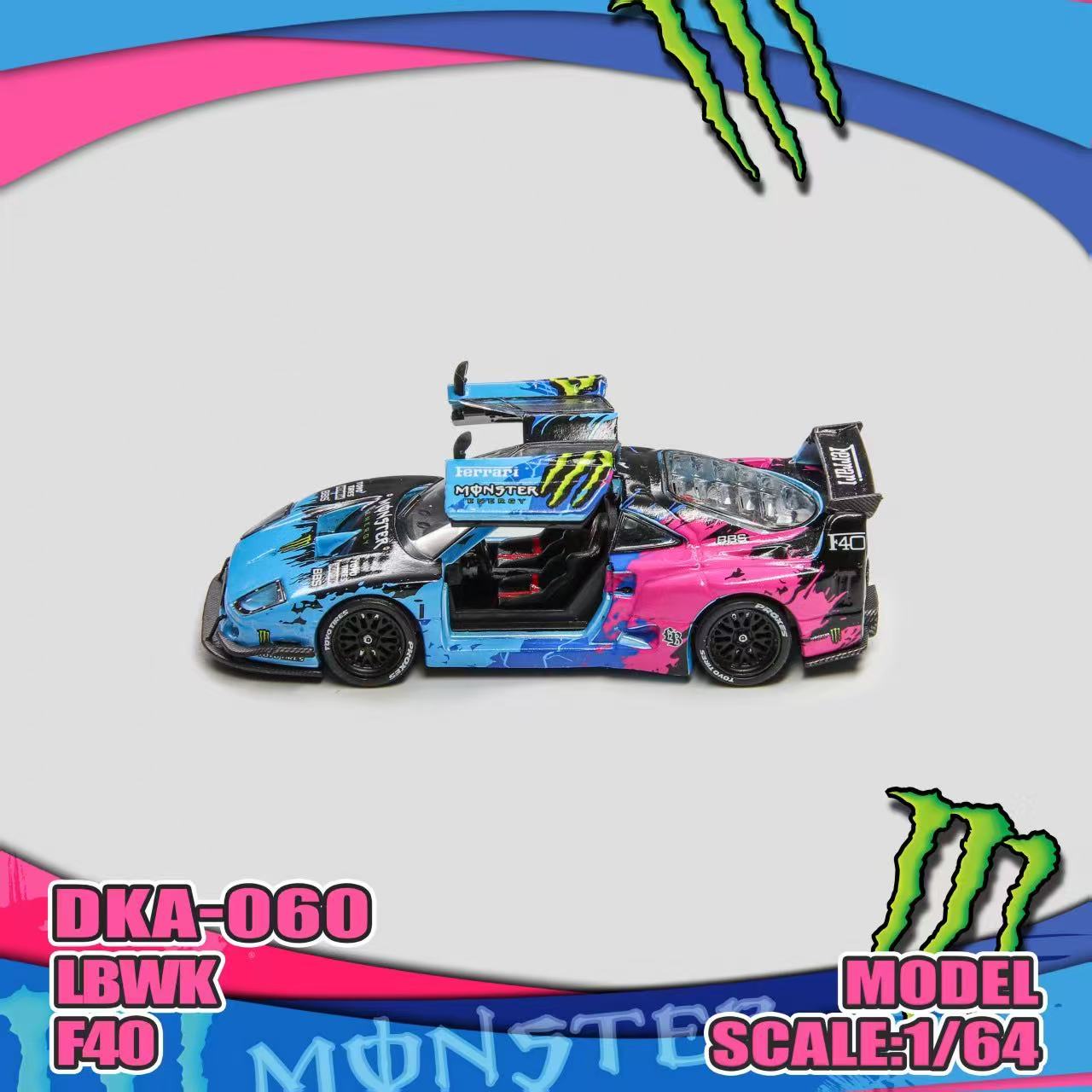 Preorder) Demon King Auto 1:64 LBWK F40 Monster Livery DKA-060
