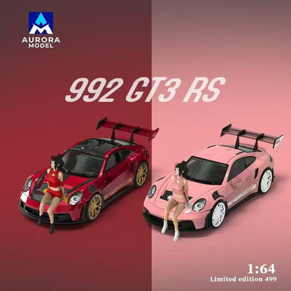 Aurora Model 1:64 Porsche 992 GT3 RS *Regular* [2 Colors] (Preorder)